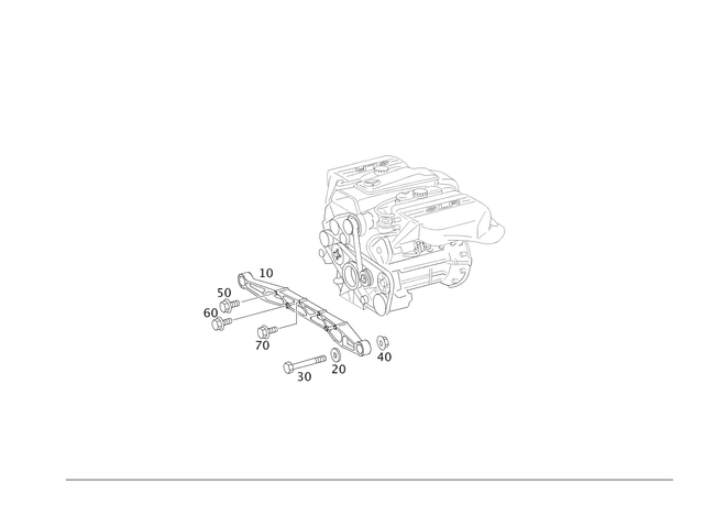 1990010024 - Engine Suspension: Engine Suspension for Mercedes-Benz Image image
