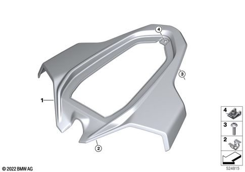 Motorcycle Trim Section, Windshield for 2025 BMW-Motorrad M 1000 RR #10