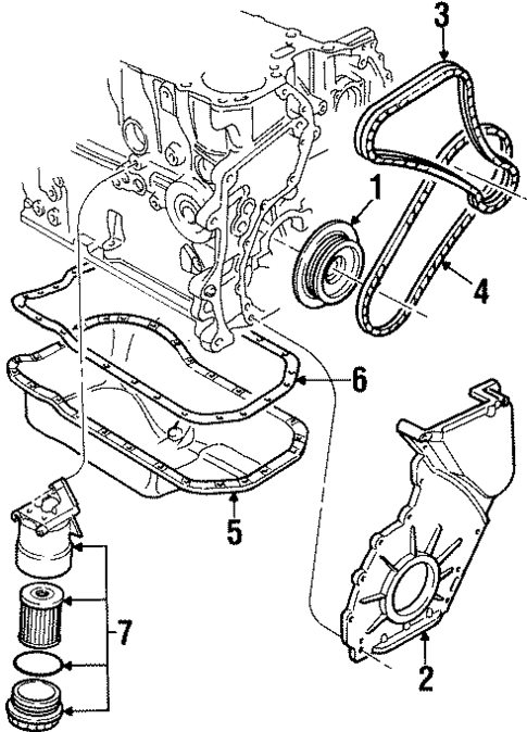 Engine Parts for 1996 Volkswagen Passat #0