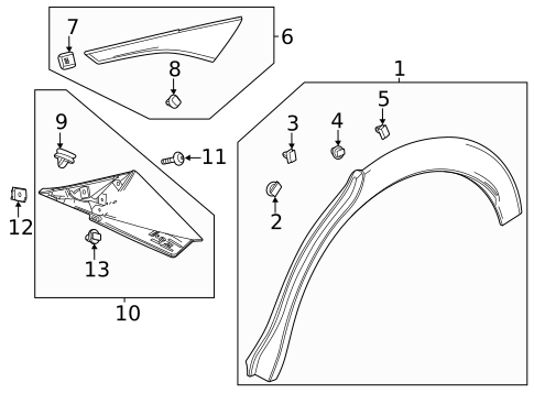Exterior Trim - Quarter Panel for 2025 Buick Encore GX #1