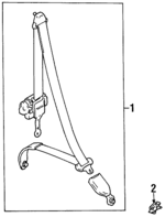 84901508226YH - Electrical: Seat Belt Assembly for Suzuki Image