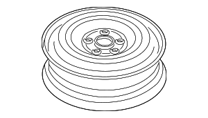 19301371 - Exterior: 16" Wheel, Chrome for GM Image