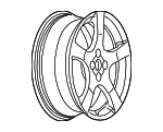 9595851 - Suspension: Wheel, Alloy for Pontiac: G5 Image
