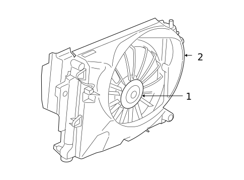 Cooling Fan for 2008 Jeep Commander #0