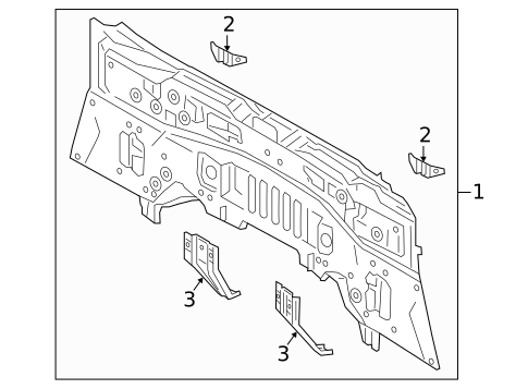 Rear Body for 2025 Toyota Corolla #1
