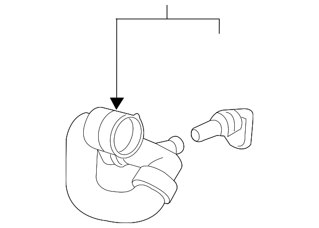 2016-2019 Buick Cascada Radiator Outlet Hose 13383058 GM ...
