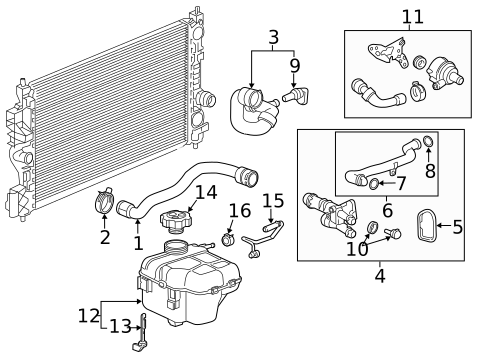 Hoses & Pipes for 2017 Buick Cascada #0