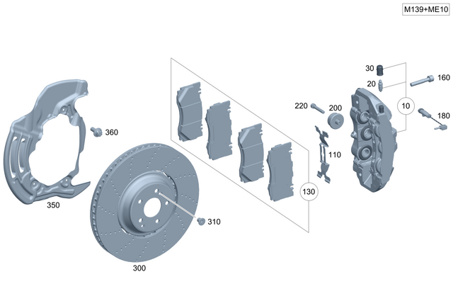 421430264 - : Disk Brake Pad for Mercedes-Benz Image