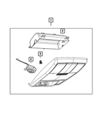 1MT59HDAAA - Interior Trim: Overhead Console for Dodge: Journey Image