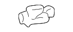 7556350020 - Body: Drip Rail Clip for Lexus Image