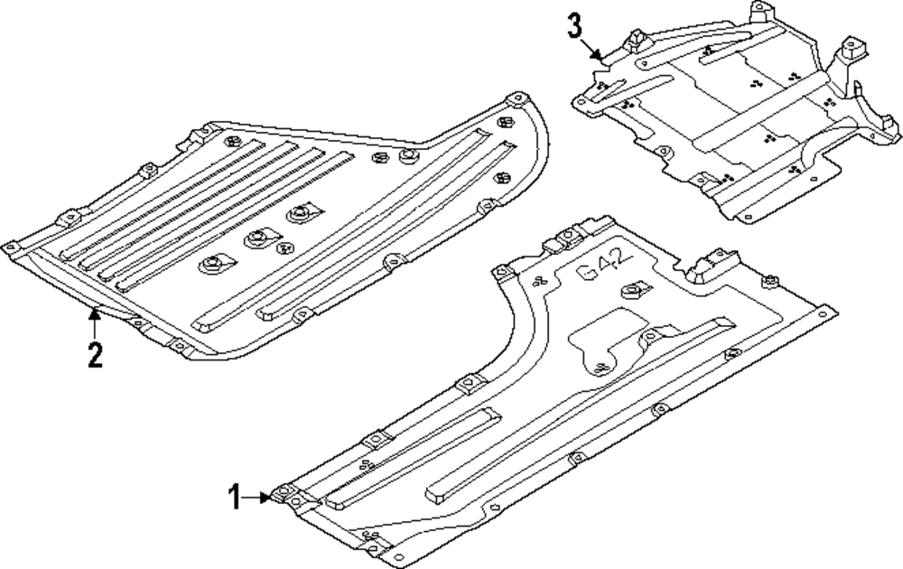 Rear Shield - BMW (51758493722)