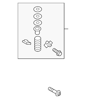 4N0898011 - : Door Mirror Hardware Kit for Audi Image
