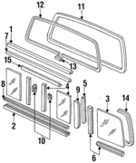 F3TZ1540750A - Body: Frame for Ford: F-150, F-250, F-250 HD, F-350, F-Super Duty Image
