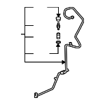 15187983 - HVAC: Evaporator Tube for Buick: Terraza | Chevrolet: Uplander | Pontiac: Montana | Saturn: Relay Image