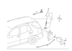 1638200075 - Electrical System: Antenna for Mercedes-Benz: ML320, ML430, ML55 AMG Image