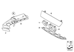 51457070323 - : Cup Holder Left for BMW Image
