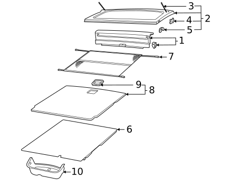 Interior Trim - Rear Body for 2024 Volkswagen ID.4 #0