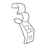 4G0260759B - HVAC: Evaporator Tube Bracket for Audi: A7 Quattro Image