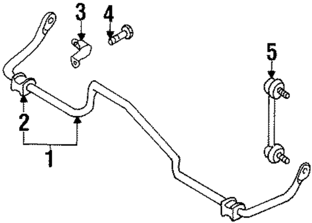 8972537060 - : Suspension Stabilizer Bar for Honda Image