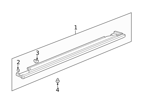 Exterior Trim - Pillars for 2006 Honda CR-V #0