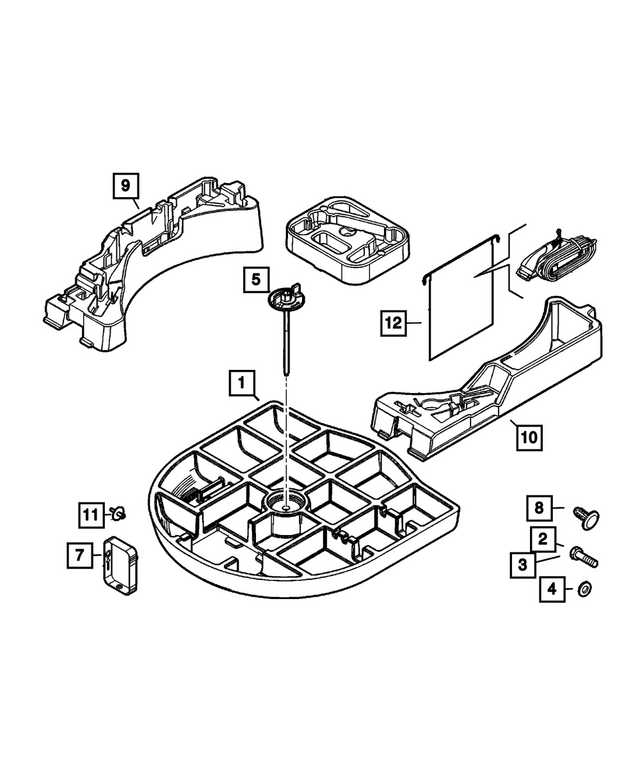 6107289AA - Wheels: Hex Head Screw for MOPAR Image