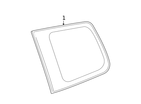 Glass & Hardware for 2010 Toyota Highlander #0