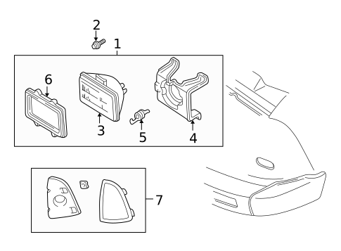 Hardware, Fasteners & Fittings for 1996 Oldsmobile Bravada #0