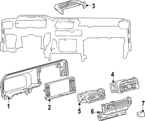 Instrument Panel Components for 2025 Toyota Land Cruiser #0