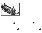 86350D9600 - Body: Grille Assembly for Kia Image