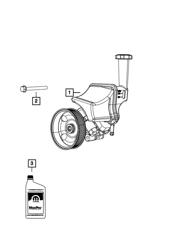 6102184AA - Steering: Hex Head Bolt And Coned Washer for Mopar Image