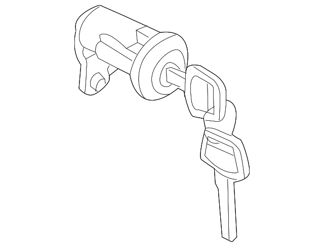 Cylinder & Keys - Nissan (K3477-EA800)