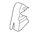 88327ZR00B - Body: Hinge Cover for Nissan Image