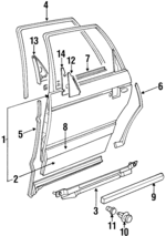 333833052A - Body: Door Shell for Volkswagen Image