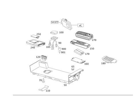 Car Phone, Voice Control System and Distress Call for 1999 Mercedes-Benz S 500 #0