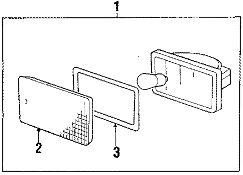 Signal Lamps for 1990 Mitsubishi Sigma #0