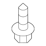 9A700751700 - Body: Valance Panel Screw for Porsche Image