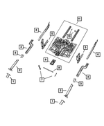 68320264AA - : Lower Load Beam Extension, Right for Mopar Image
