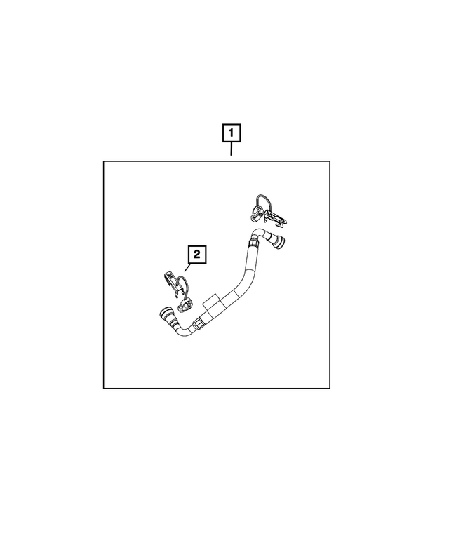 68595260AA - Fuel and Accelerator Pedal: Fuel Supply Jumper for Mopar Image