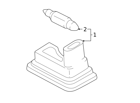 License Lamps for 1999 BMW 528i #1