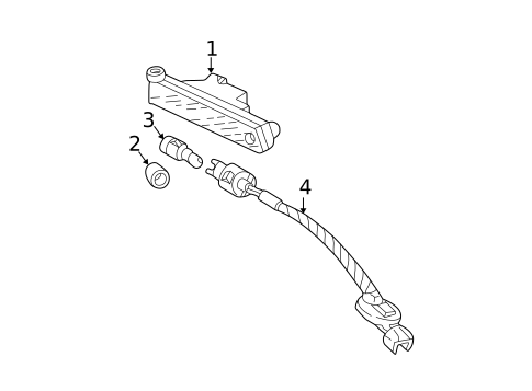 High Mounted Stop Lamp for 2005 Honda Odyssey #0