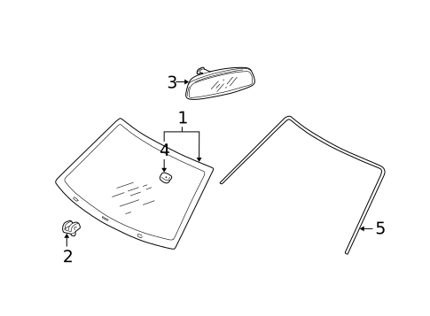 Reveal Moldings for 2003 Hyundai Elantra #0