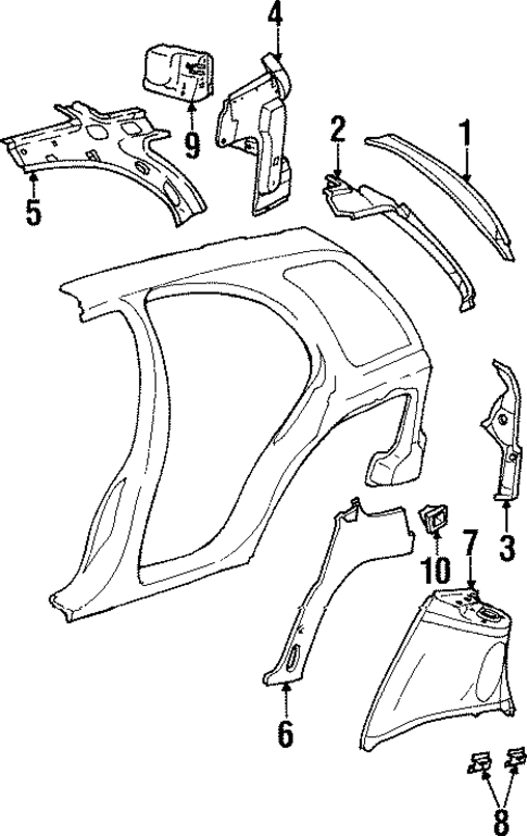 Inner Structure for 2001 Saturn SW2 #0