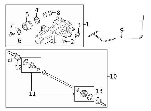 Axle & Differential for 2021 Ford EcoSport #0