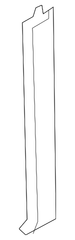 17118632123 - Cooling System: Side Cover for BMW: 750i, 750i xDrive, M5, M550i xDrive, M760i xDrive, M8, M8 Gran Coupe, M850i xDrive, M850i xDrive Gran Coupe Image