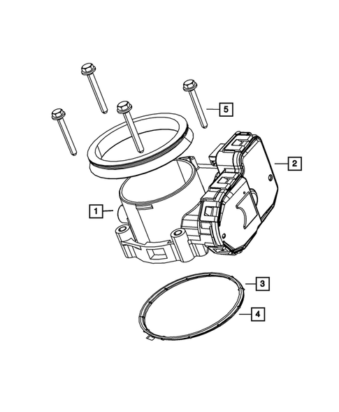 Throttle Body for 2009 Dodge Ram 3500 #1