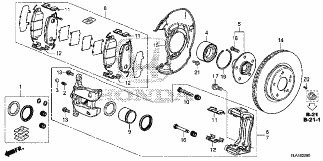 Front Brake for 2018 Honda CR-V #0