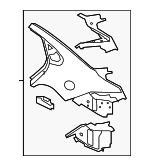 T2H50573 - Body: Quarter Panel for Jaguar Image