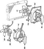 MB356496 - Belts &amp; Cooling: Engine Cooling Fan Motor for Dodge: Conquest Image