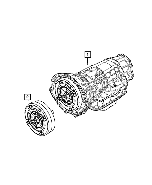 R8009434AE - Automatic Transmission Multi-Speed: With Torque Converter Transmission Package for Mopar Image