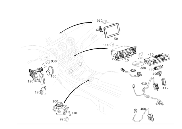2469001417 - Electrical System: Control Unit for Mercedes-Benz Image image
